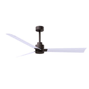 Matthews Fan Atlas Alessandra 56" Indoor/Outdoor Ceiling Fan - Textured Bronze/Matte White