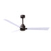 Matthews Fan Atlas Alessandra 56" Indoor/Outdoor Ceiling Fan - Textured Bronze/Matte White