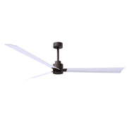 Matthews Fan Atlas Alessandra 72" Indoor/Outdoor Ceiling Fan - Textured Bronze/Matte White