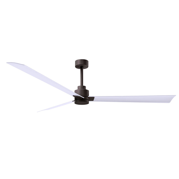 Matthews Fan Atlas Alessandra 72" Indoor/Outdoor Ceiling Fan - Textured Bronze/Matte White