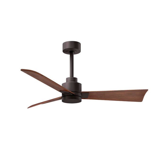 Matthews Fan Atlas Alessandra 42" Ceiling Fan - Textured Bronze/Walnut