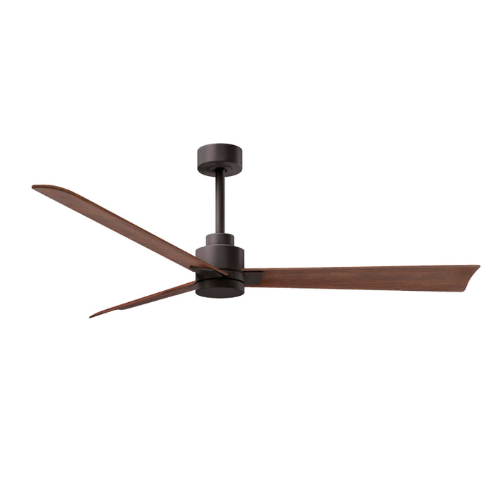Matthews Fan Atlas Alessandra 56" Indoor/Outdoor Ceiling Fan - Textured Bronze/Walnut
