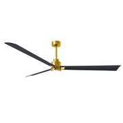 Matthews Fan Atlas Alessandra-LK 72" Ceiling Fan with LED Light - Brushed Brass/Matte Black