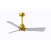 Matthews Fan Atlas Alessandra-LK 42" Ceiling Fan with LED Light - Brushed Brass/Brushed Nickel