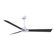 Matthews Fan Atlas Alessandra-LK 56" Ceiling Fan with LED Light - Matte White/Matte Black