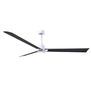 Matthews Fan Atlas Alessandra-LK 72" Ceiling Fan with LED Light - Matte White/Matte Black