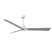 Matthews Fan Atlas Alessandra-LK 56" Ceiling Fan with LED Light - Matte White/Barn Wood