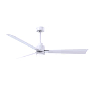 Matthews Fan Atlas Alessandra-LK 56" Ceiling Fan with LED Light - Matte White/Matte White