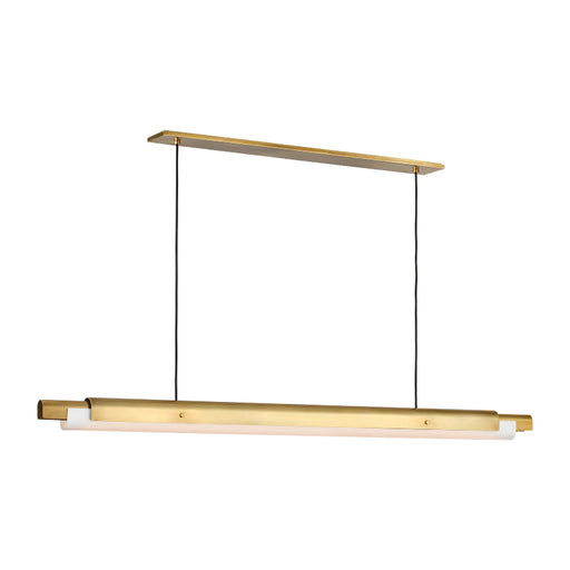 Visual Comfort AKLS677 Ambrose 72" LED Chandelier - Hand-Rubbed Antique Brass