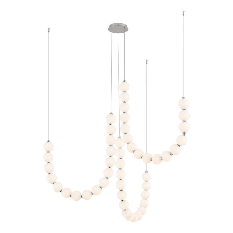 Alora CH321803 Akoya 54" LED Chandelier with Remote Driver