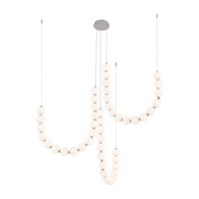 Alora CH321803 Akoya 54" LED Chandelier with Remote Driver