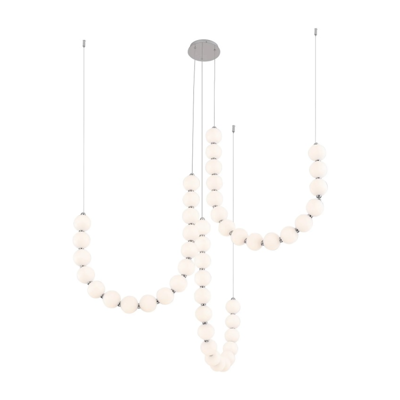 Alora CH321803 Akoya 54" LED Chandelier with Remote Driver