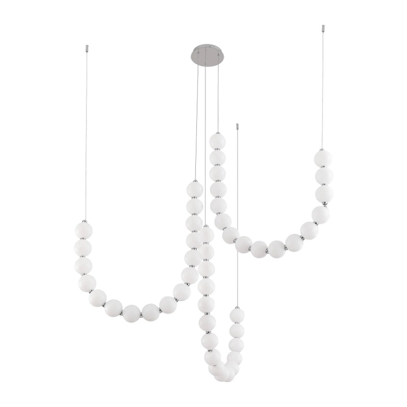 Alora CH321803 Akoya 54" LED Chandelier with Remote Driver