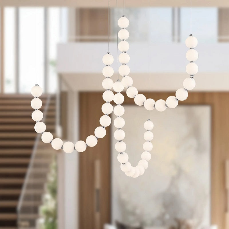 Alora CH321803 Akoya 54" LED Chandelier with Remote Driver