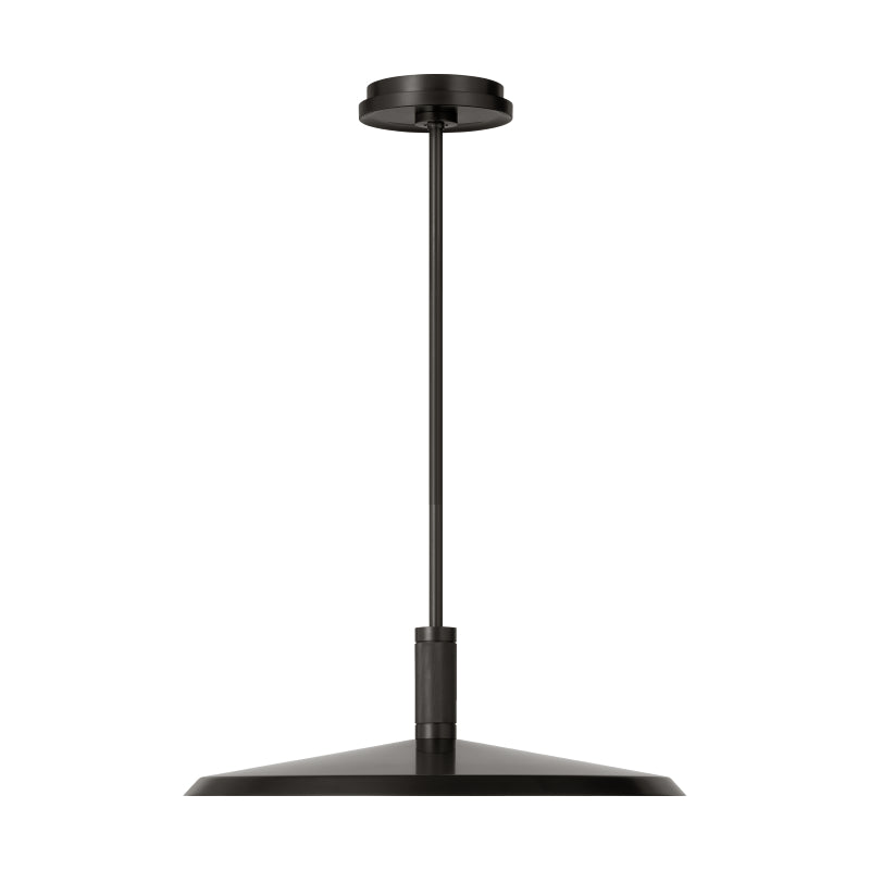 Visual Comfort AKPD682 Saucer Direct 1-lt 18" LED Pendant - Bronze