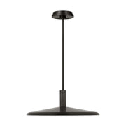 Visual Comfort AKPD682 Saucer Direct 1-lt 18" LED Pendant - Bronze/Darkened Brass