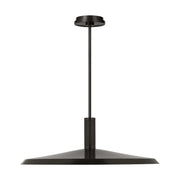 Visual Comfort AKPD683 Saucer Direct 1-lt 24" LED Pendant - Bronze/Darkened Brass