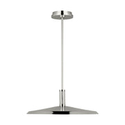 Visual Comfort AKPD683 Saucer Direct 1-lt 24" LED Pendant - Polished Nickel