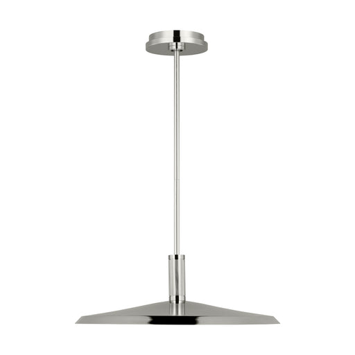 Visual Comfort AKPD683 Saucer Direct 1-lt 24" LED Pendant - Polished Nickel