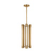 Visual Comfort AKPD690 Capa 4-lt 10" LED Pendant - Hand Rubbed Antique Brass