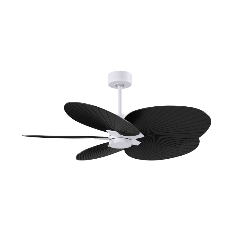 Matthews Fan Atlas Alessandra Tropical 48" Indoor/Outdoor Ceiling Fan - Matte White/Matte Black