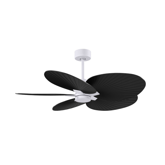 Matthews Fan Atlas Alessandra Tropical 48" Indoor/Outdoor Ceiling Fan - Matte White/Matte Black