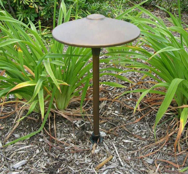 Focus Industries AL05LEDP 10" Aluminum 4W LED China Hat Area Light, 12V