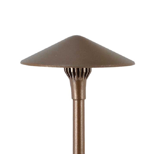 Focus Industries AL17LEDP 8" LED China Hat Area Light - Bronze