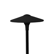 Focus Industries AL05LEDP 10" Aluminum 4W LED China Hat Area Light, 12V - Black Texture