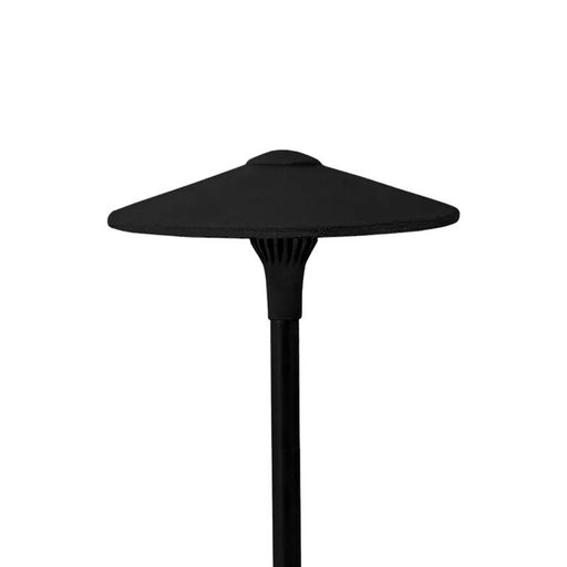 Focus Industries AL05LEDP 10" Aluminum 4W LED China Hat Area Light, 12V - Black Texture