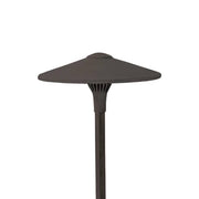 Focus Industries AL05LEDP 10" Aluminum 4W LED China Hat Area Light, 12V - Bronze Texture