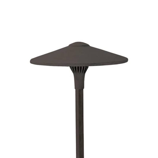 Focus Industries AL05LEDP 10" Aluminum 4W LED China Hat Area Light, 12V - Bronze Texture