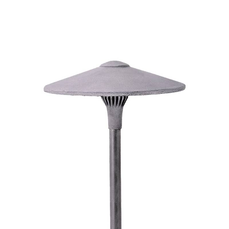 Focus Industries AL05LEDP 10" Aluminum 4W LED China Hat Area Light, 12V - Chrome Powder