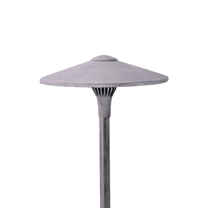 Focus Industries AL05LEDP 10" Aluminum 4W LED China Hat Area Light, 12V - Chrome Powder