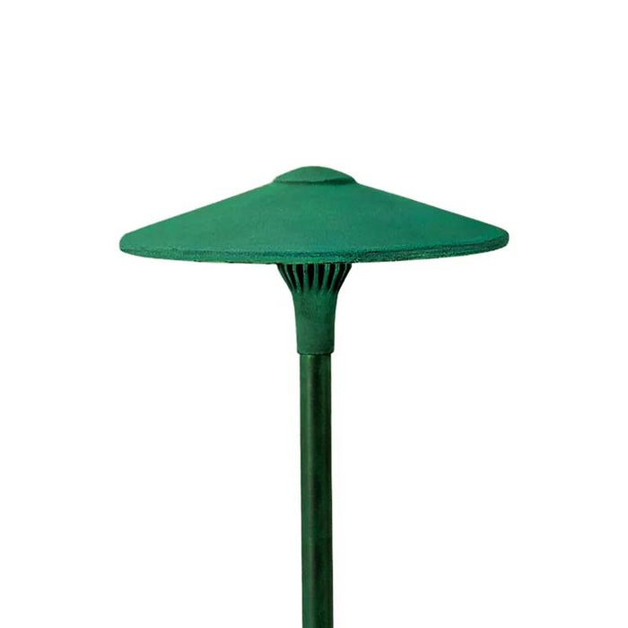 Focus Industries AL05LEDP 10" Aluminum 4W LED China Hat Area Light, 12V - Hunter Texture