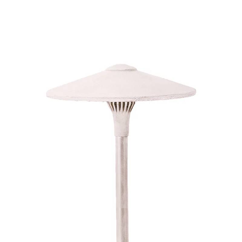 Focus Industries AL05LEDP 10" Aluminum 4W LED China Hat Area Light, 12V - Stucco