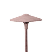 Focus Industries AL05LEDP 10" Aluminum 4W LED China Hat Area Light, 12V - Weathered Brown