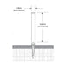 Focus Industries AL08MD 1-lt 18" Tall LED Area Light Bollard, 120V