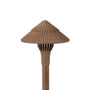 Focus Industries AL15SMLEDP 6" LED Tiki Area Light - Brass Acid Rust