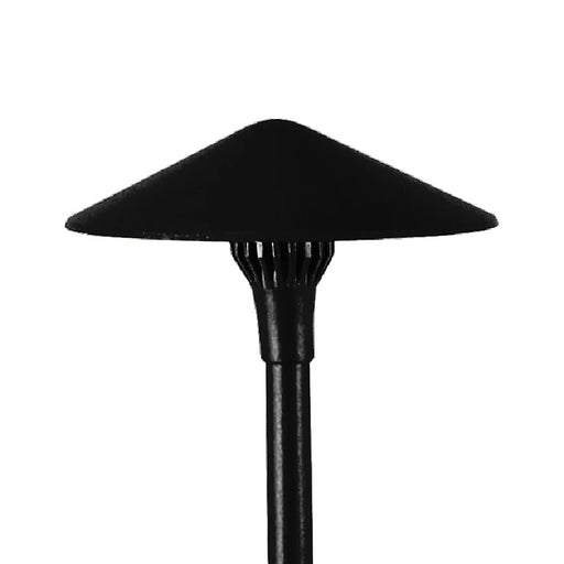 Focus Industries AL17LEDP 8" LED China Hat Area Light - Black