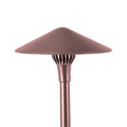 Focus Industries AL17LEDP 8" LED China Hat Area Light - Weathered Brown