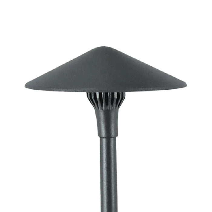 Focus Industries AL17LEDP 8" LED China Hat Area Light - Weathered Iron