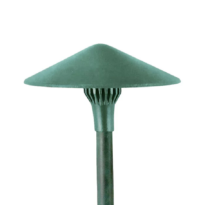 Focus Industries AL17LEDP 8" LED China Hat Area Light - Rubbed Verde