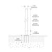 Focus Industries AL26MD 18" Tall LED Light Wand, GU5.3 Bi-Pin, 12V, Canopy Deck Mount