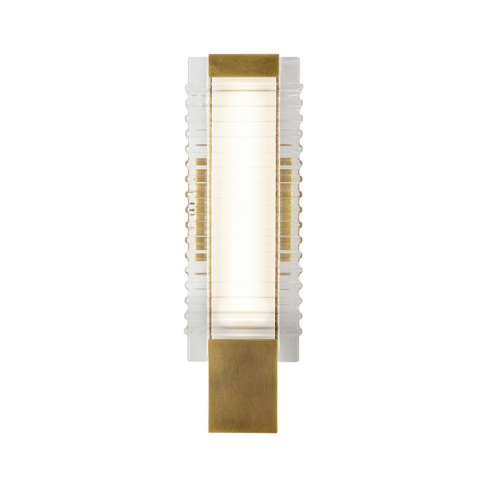 Alora WV374118 Alai 1-lt 18" Tall LED Wall Sconce - Vintage Brass