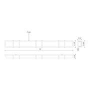 Kuzco VL61650 Alberni 50" LED Vanity Light