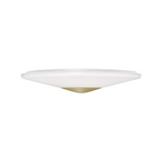 AFX ALPF17LAJUD Alpine 1-lt 17" LED Flush Mount - Light Antique Brass