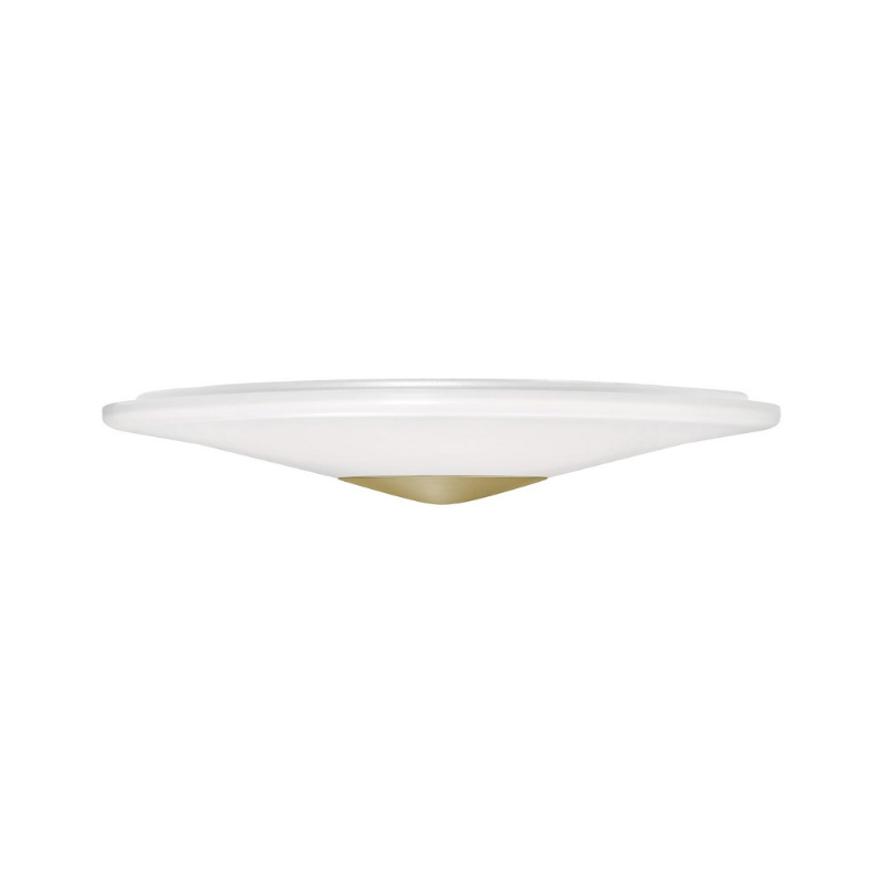 AFX ALPF21LAJUD Alpine 1-lt 21" LED Flush Mount - Light Antique Brass