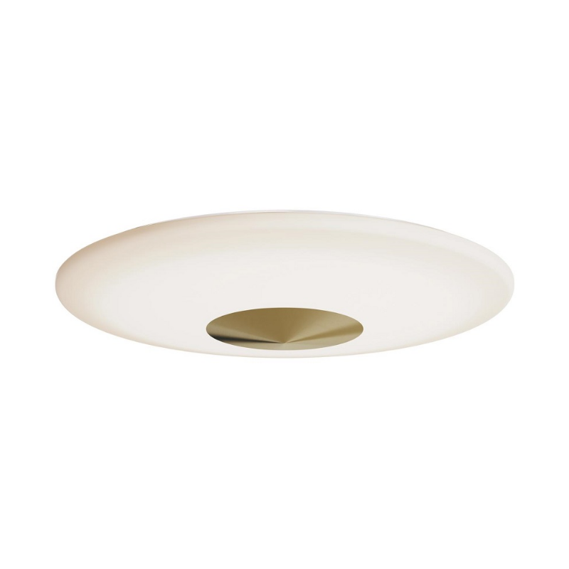 AFX ALPF21LAJUD Alpine 1-lt 21" LED Flush Mount - Light Antique Brass