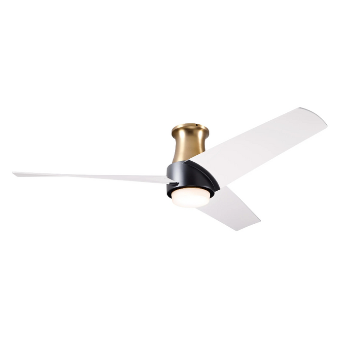 Modern Fan Ambit Flush DC 56" Ceiling Fan with LED Light Kit